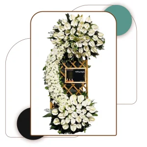 تاج گل دو طبقه آبشاری