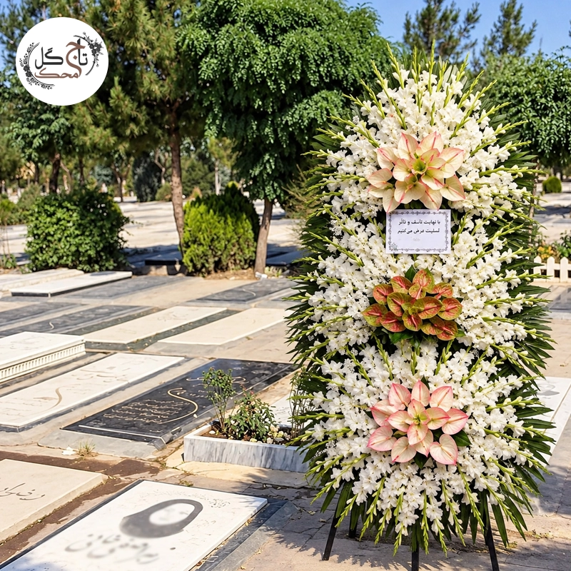 سفارش تاج گل برای بهشت سکینه